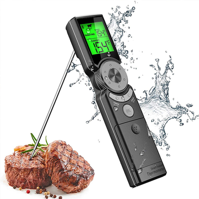 Smart Cooking Thermometer Waterproof Scroll Wheel Preset Food Temperature Easy to Read Back-light Digital Thermometer