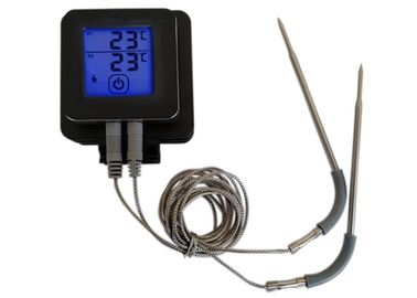 Dual Probes Touch Screen Digital Meat Thermometer , Mini Meat Thermometer For Smoker