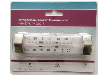 Classic Design Accurate Refrigerator Thermometer Organic Liquid Filled Mercury Free