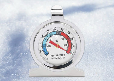 Household Analog Refrigerator Freezer Thermometer Tempered Glass Lens
